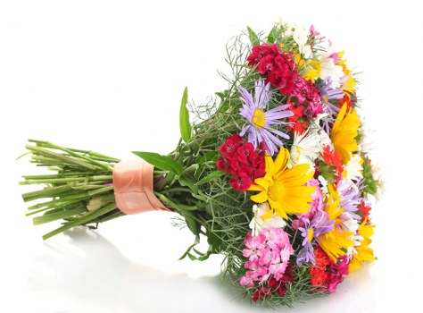 Expert florist crafting a custom bouquet